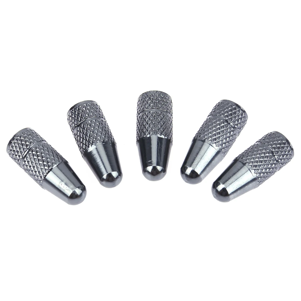 Perfect 5Pcs/set Bicycle Presta Aluminium Alloy Pressure Valve Caps Dust Covers for Road Mountain Fixed Gear Bike Valve Stem Caps 15