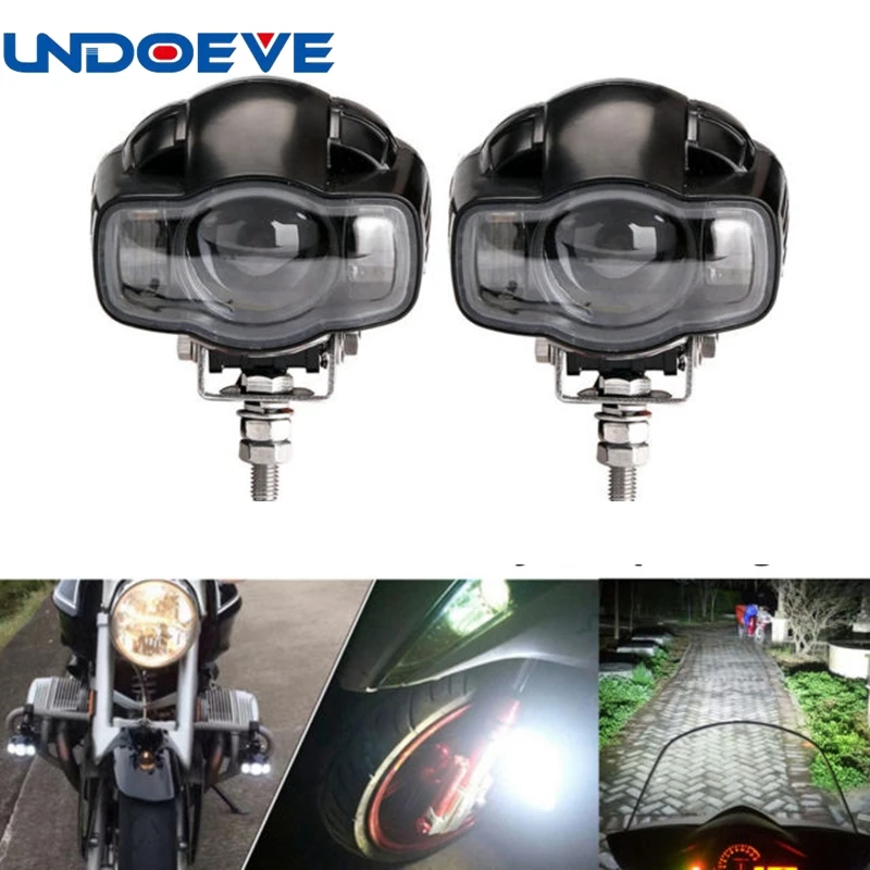 Undoeve 4" 20W Aluminium USB Charging Motorcycle Fog ...