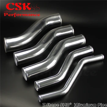 

Z / S Shape Aluminum Intercooler Intake Pipe Piping Tube hose 42mm 1.65" inch L=450mm
