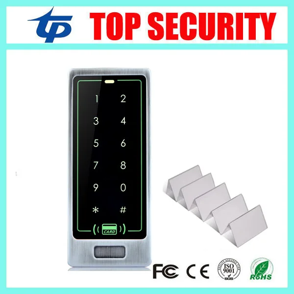 

Free shipping good quality metal access control reader standalone mi-fare IC card 13.56mHZ door access control system