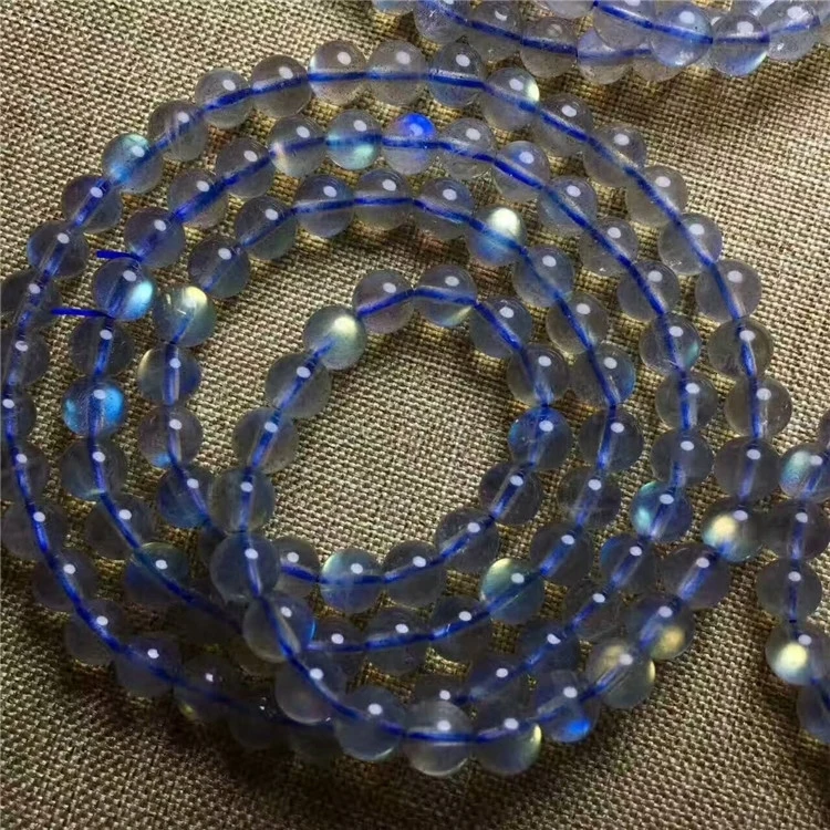 Натуральный 5A уровень цвет растягивается желтый синий размеры 34–43 лунный камень