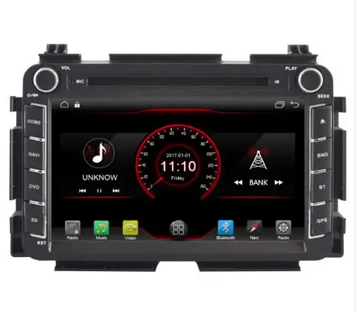 4 ядра 600*1024 HD экран Android 8,1 автомобиль DVD gps Радио Навигация для Honda Vezel HR-V 2016-2013 с 4 г/Wifi DVR OBD 1080 P