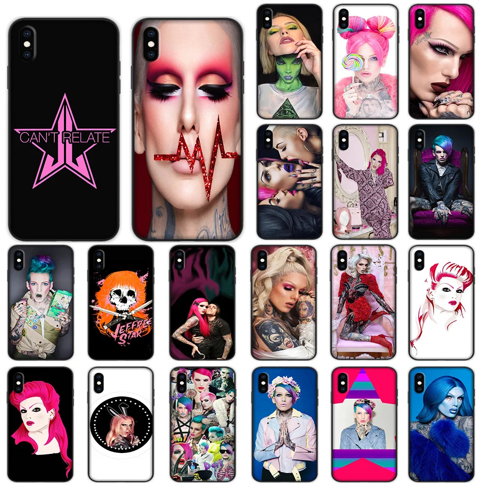 

Jeffree Star Soft Case for iPhone XS 11 Pro Max XR X 7 8 6 6S Plus Cover