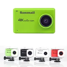 B1 Sansnail 16mp настоящая Спортивная экшн-камера с возможностью съемки видео 4 k 24fps 2,45 дюймов Новатэк 96660 сенсорный экран видеокамера с экраном