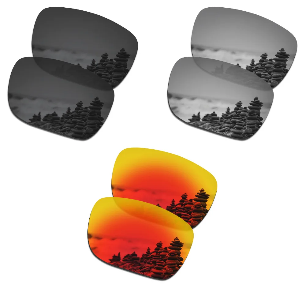 SmartVLT 3 пары поляризованных солнцезащитных очков Сменные линзы для Oakley Holbrook XL