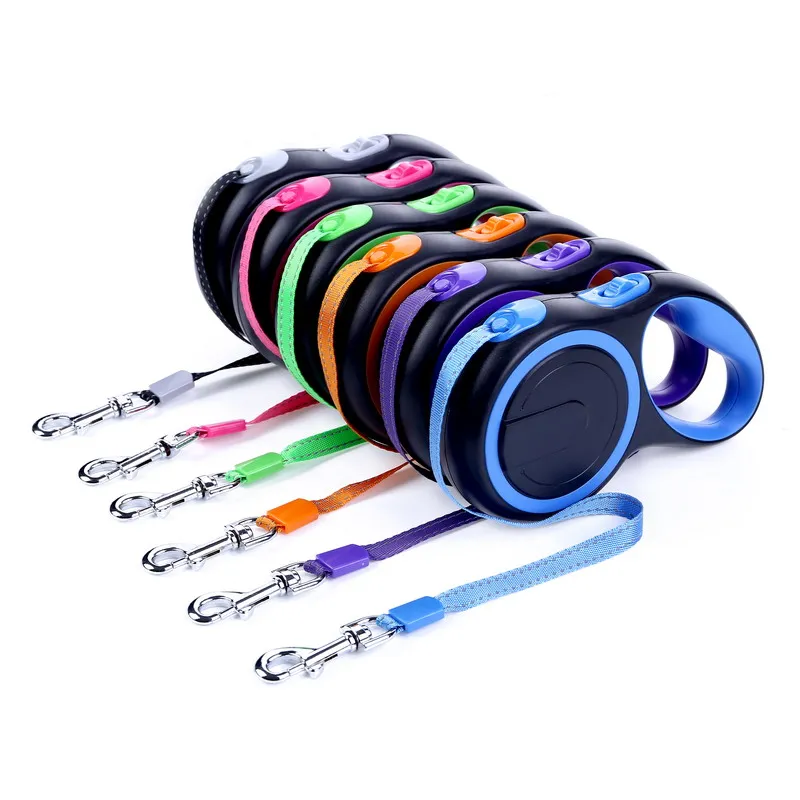 

Durable Reflective Pet Dog Leashes For Large Dogs Automatic Extending Traction Rope Retractable Big Dog Pet Walking Leash Leads