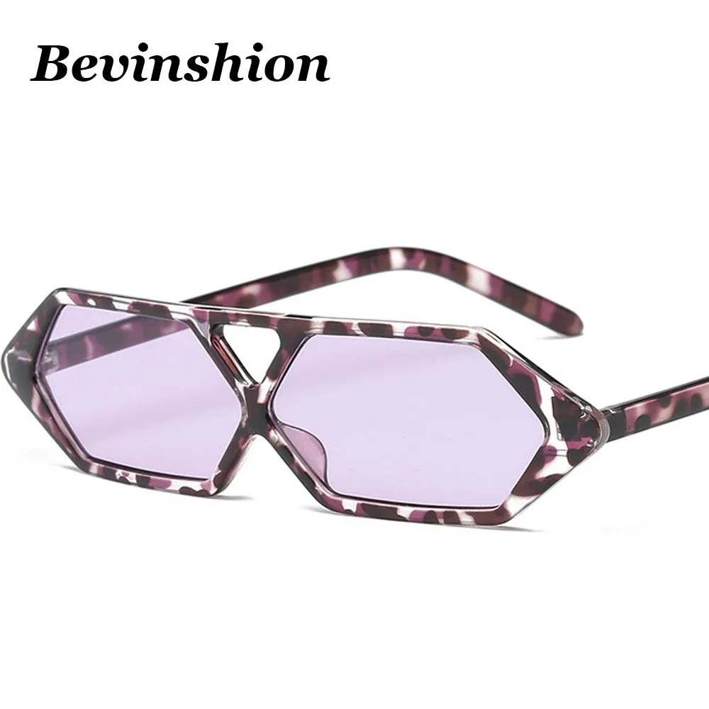New 2018 Brand Vintage Polygone Sun Glasses Female Square