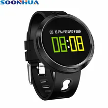 Soonhua сердечного ритма Приборы для измерения артериального давления крови кислородом сна Мониторы Smart Браслет Красочные OLED спортивные Водонепроницаемый SmartBand браслет