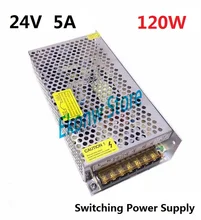 120W 24V 5A Switching Power Supply font b Factory b font Outlet SMPS Driver AC110 220V