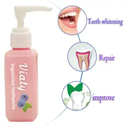 Новая Viaty зубная паста удаление пятен отбеливающая зубная паста борьба кровотечение десны Освежающая зубная паста белый зуб 100 г