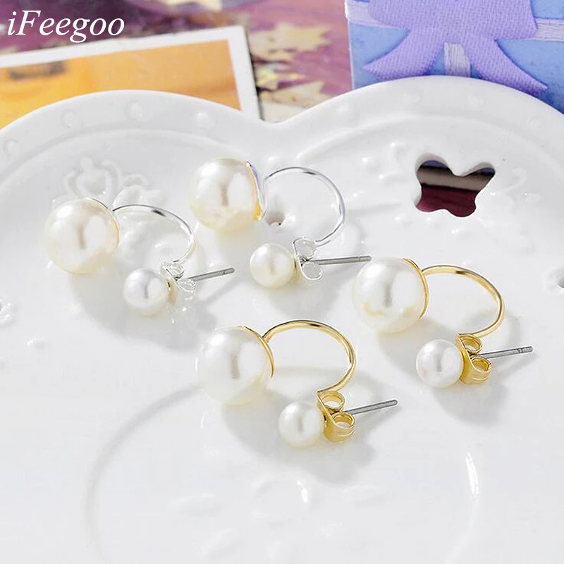 IFeegoo Серьги Пост-висячие серьги для Женщин Ювелирные Изделия аксессуары спиной