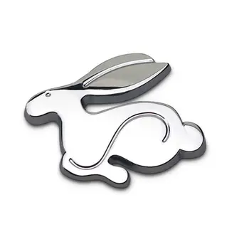 

3D Metal Running Rabbit Emblem Car Rear Trunk Badge for VW Jetta Golf GTI Polo Universal Car Accessories