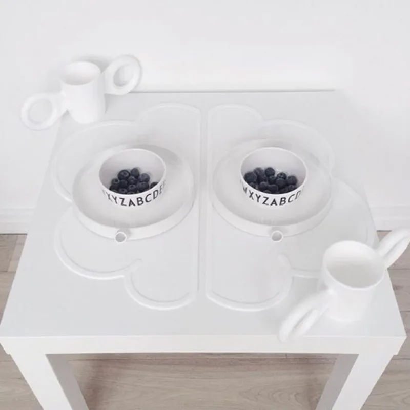 Placemat Pad Coasters Kitchen Table Mats Waterproof Bowl Mats Padding Mat Insulation Pad Cloud Placemats Hand-made Kitchen