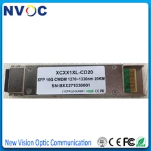 CWDM-XFP-LR 10 Гбит/с CWDM 20 км XFP трансивер, двойной LC 10 г 1270 нм~ 1330 нм, с шагом 20 нм без охлаждения CWDM XFP трансивер с DDM
