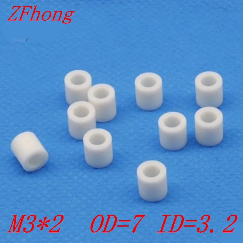 1000pcs M3*2 M3 x 2 ABS Nylon Round Standoff Spacer PCB Board Spacer