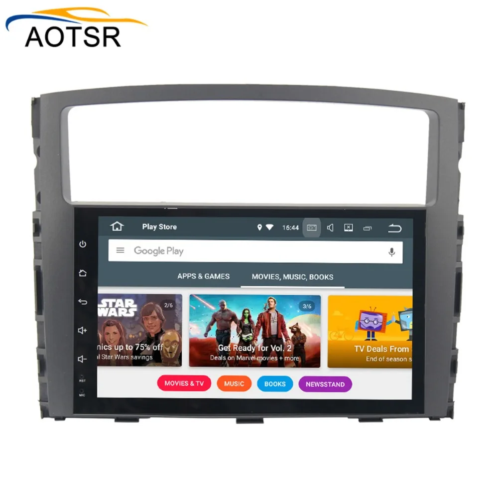 Perfect Android 8.0 car dvd Radio player For MITSUBISHI PAJERO V97 2006-2011 gps navigation car multimedia stereo head unit with 8 core 5