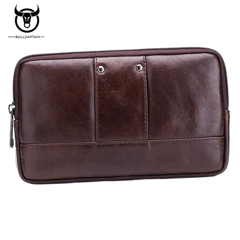 Мужской кошелек из натуральной кожи с ремешком на бедро|brand waist bag|waist bagwaist bag brand |