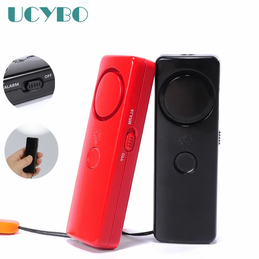

Self Defense Tool Personal Alarm keychain Survival Emergency Security Protection alarm siren Flashing LED light for women kids