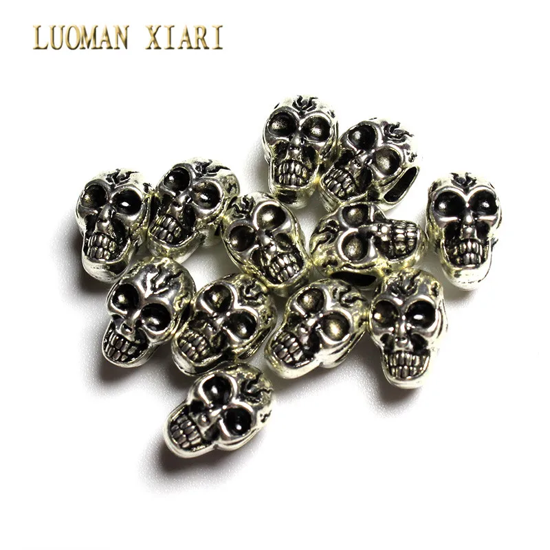10 шт./20 шт./партия бусины разделители из серебристого сплава|beads charms|alloy beadsspacer beads |