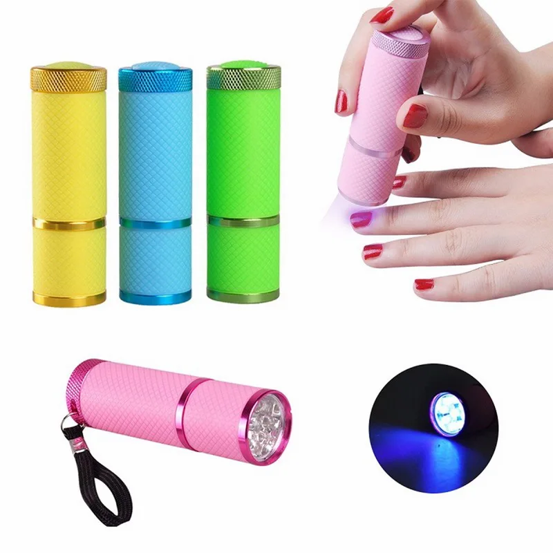 

Led Lamp Nail Dryer 9 Leds Violet Light Color UV Lamp Portable for All Nail Gel Fast Drying Mini Smart UV LED Lamp Manicure Tool