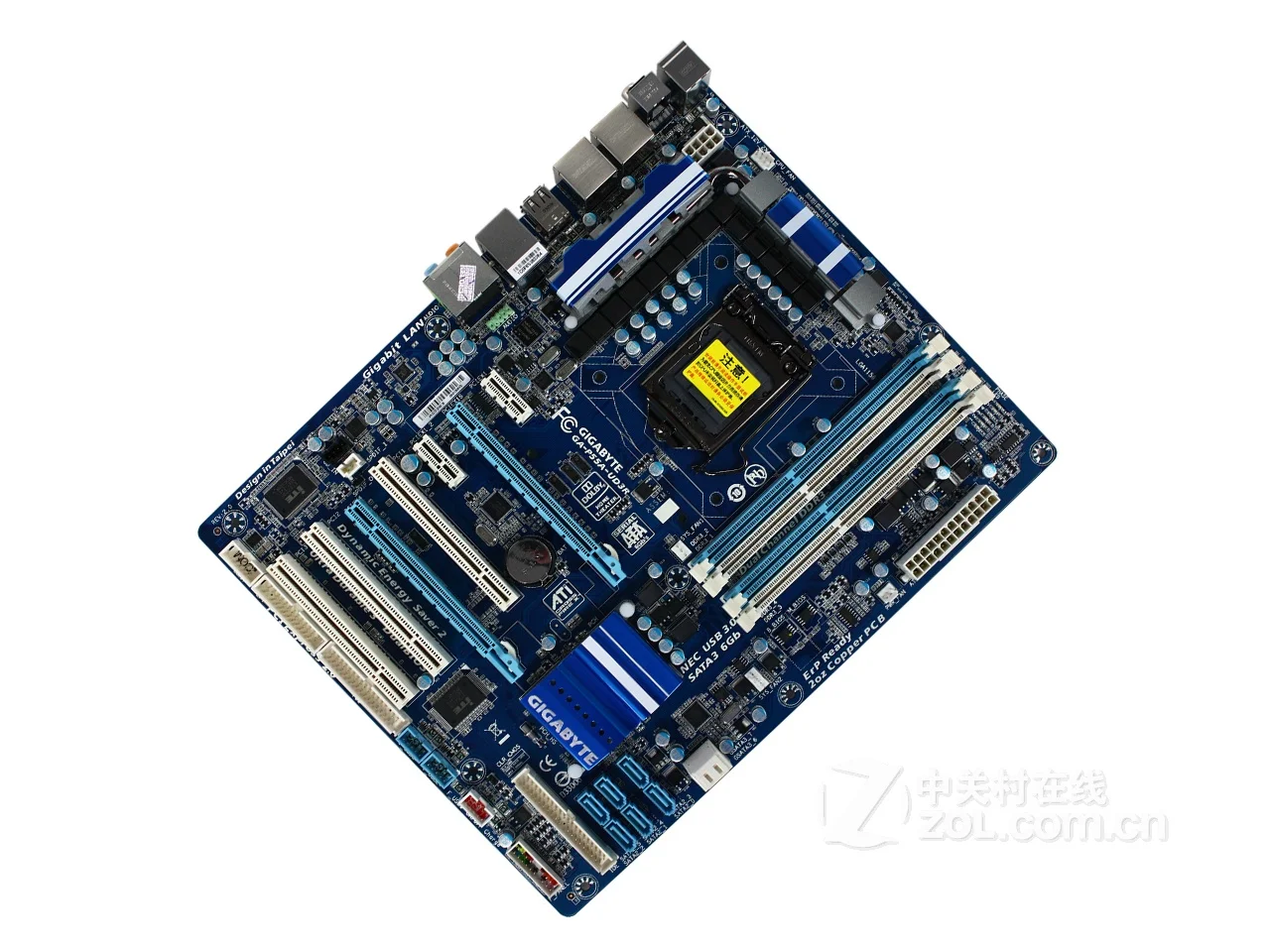 Оригинальная Материнская плата Gigabyte LGA 1156 DDR3 USB3.0 16 ГБ P55 A материнская для