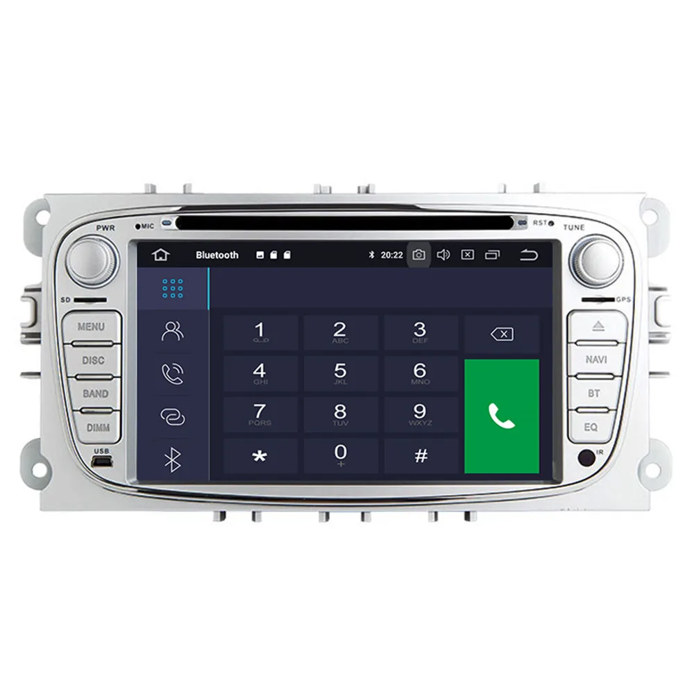 Discount Aotsr Android 9.0 GPS navigation Car DVD Player For Ford Focus 2004-2011 multimedia 2 din radio recorder 4GB+32GB 2GB+16GB 5