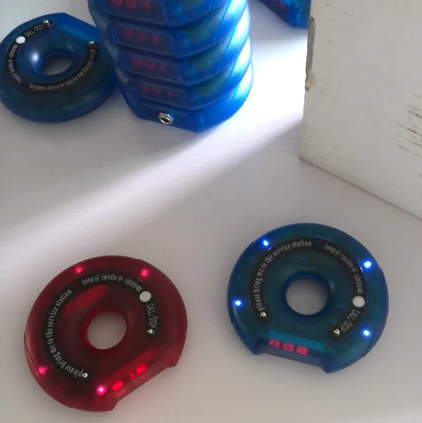 K-10 red blue pager
