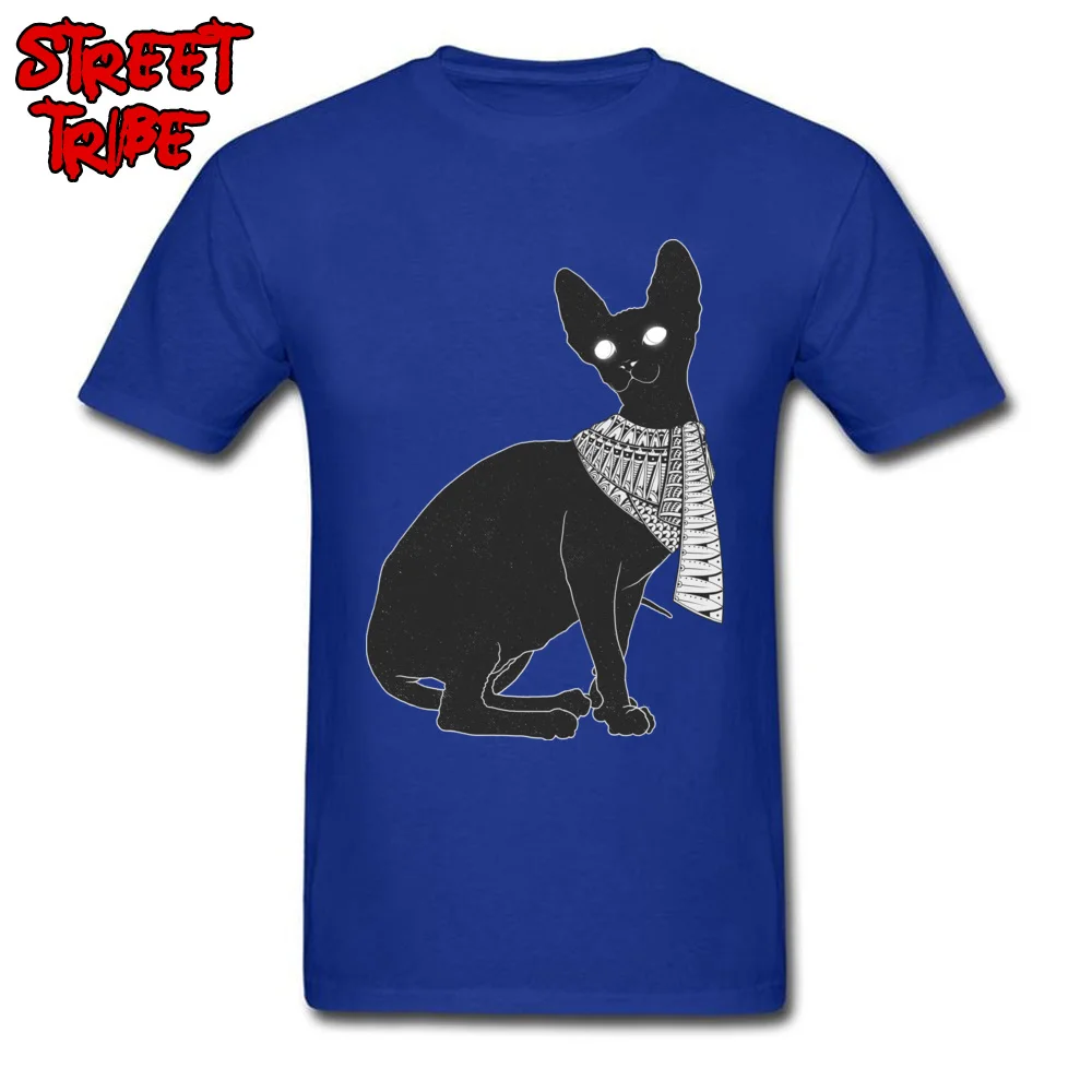 Alien Cat Tops Shirt Oversized O Neck Casual Short Sleeve All Cotton Mens T Shirts Group Tops T Shirt Wholesale Alien Cat blue