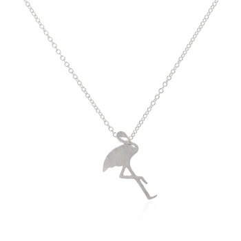 

SMJEL Wholesale New Fashion Trendy Bird long Necklace Tiny Flamingo Necklaces for Women Birthday Gifts 10pcs-N045