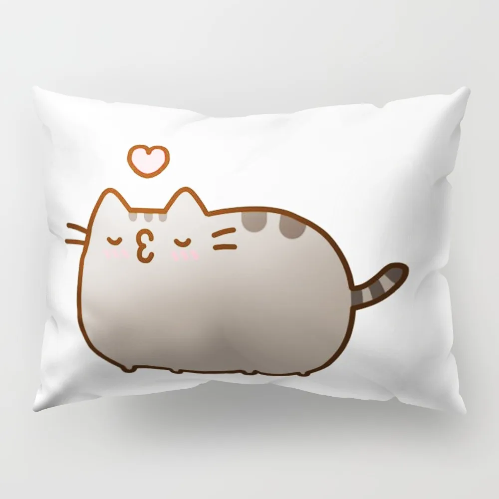 

Cat Emoji cushion covers Living Room Bed Chair Seat Waist Throw pillow cover Decorative Pillowcase 50x30cm Cartoon cusion cover