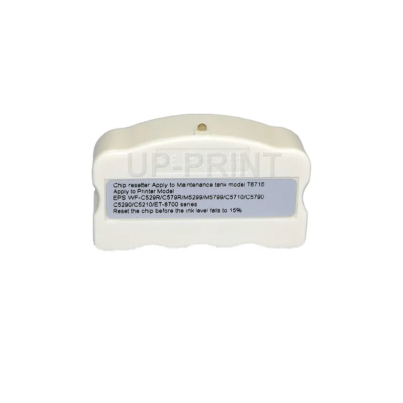 

CISSPLAZA 1PC T6716 Waste Ink Maintenance Tank Resetter For epson WorkForce WF-C5210 WF-C5790 WF-C5710 WF-M5299 WF-M5799 ET-8700