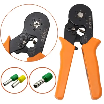 

High Efficiency Terminal Crimping Tool Bootlace Ferrule Crimper Wire End Cord Pliers 0.25-6 mm2