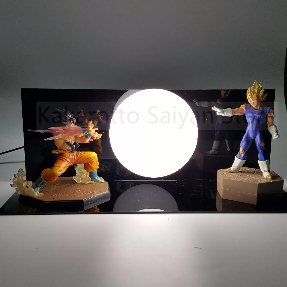 Dragon Ball Z Action Figures Son Goku vs Evil Vegeta Super Saiyan Anime