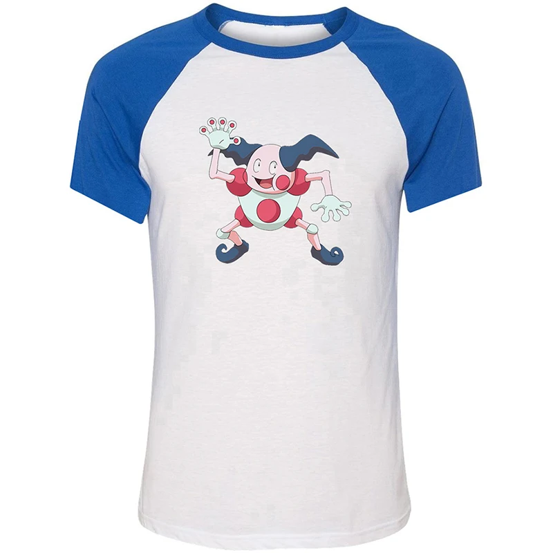 Забавный мультфильм Покемон Милый Staryu Poliwag Ponyta Pidgey pinsir Mr. Mime черный дизайн мужская