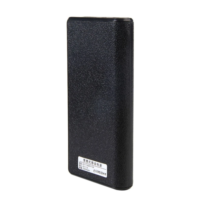1 шт. внешний аккумулятор с двумя USB портами 6x18650| |