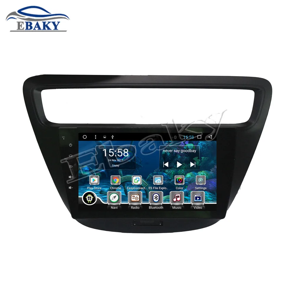 Top NaviTopia 9inch 1GB/2GB RAM Quad Core/Octa Core Android 7.1/8.1 Car DVD Radio for Chevrolet Lova RV 2015- with GPS/wifi/map 2