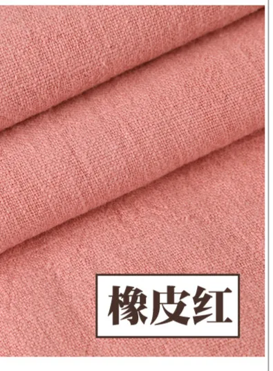 100*140 см винтажная 91.6% рами+ 8.1% хлопок цветная чистая простая рами ткань для шитья рубашек Лоскутная мягкая влагопота - Цвет: 13
