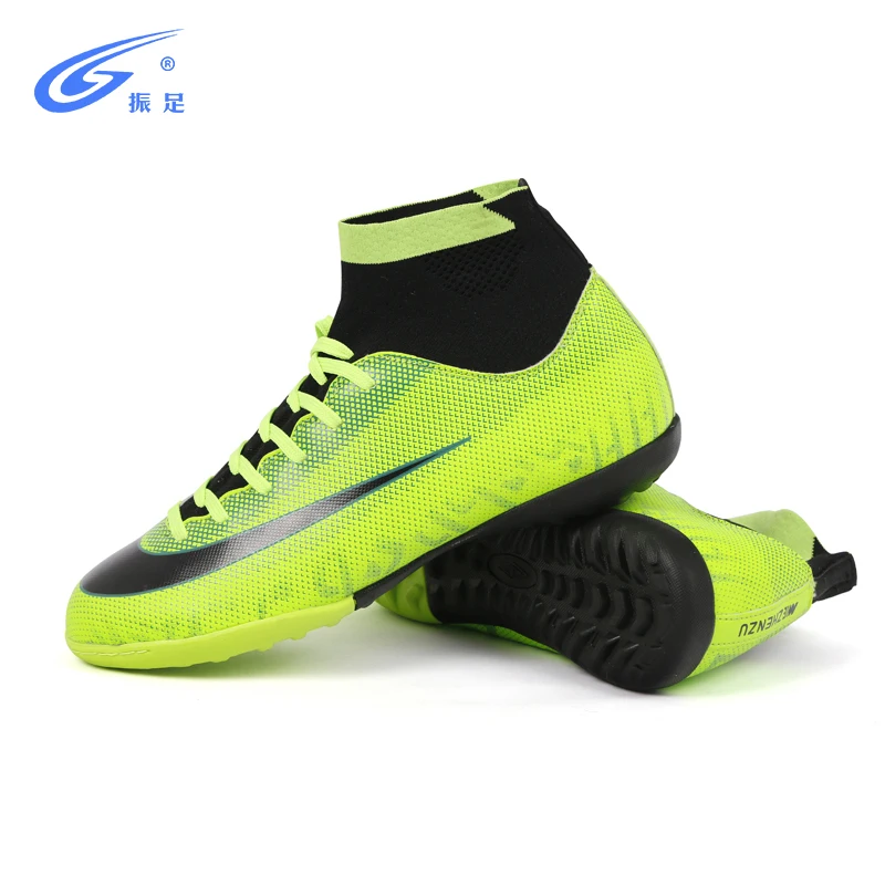 

ZHENZU New Hot Boys Kids TF Football Shoes Soccer Cleats Soccer Boots Children Training Football Boots 28-35 Chaussure De Foot