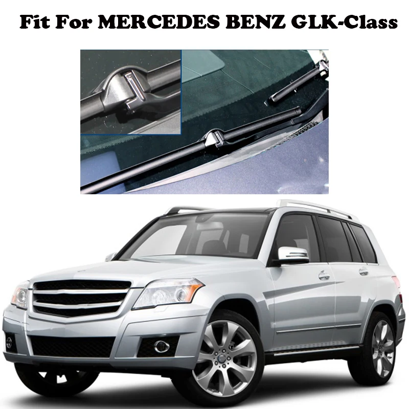 Xukey спереди и сзади стеклоочистителей для Mercedes GLK X204 2008- 2013 2012 2011 2010 2009 лобового стекла автомобиля резиновые автомобильные аксессуары