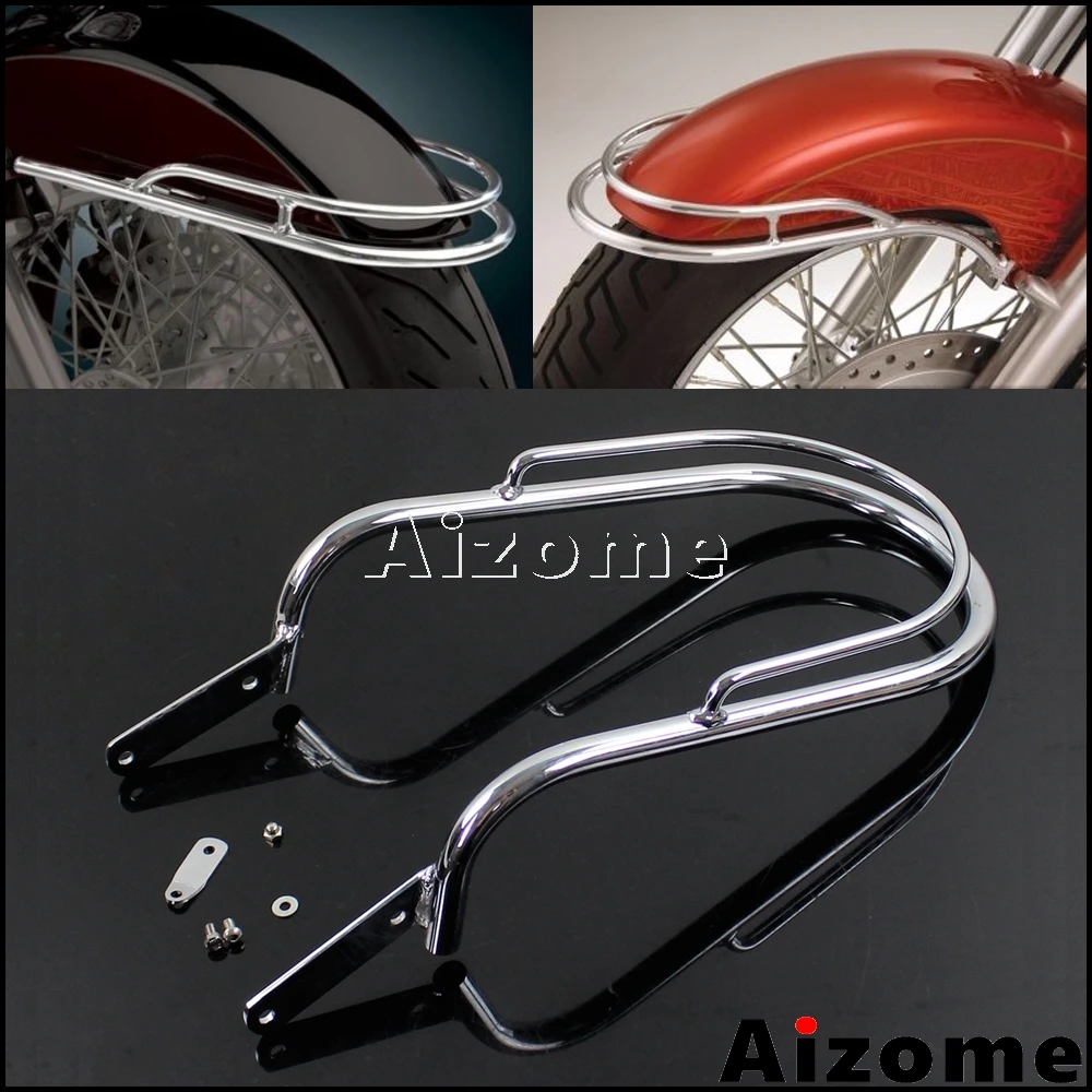 

Chrome Motorcycle Front Fender Trim Rail For Honda VT750 C2 ACE Fender Guards