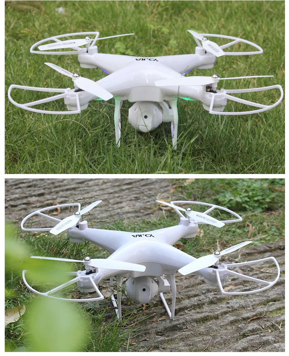 Дрон с камерой D68 wifi FPV с режимом удержания высоты Безголовый Квадрокоптер Дрон Вертолет VS X5SW X5HC