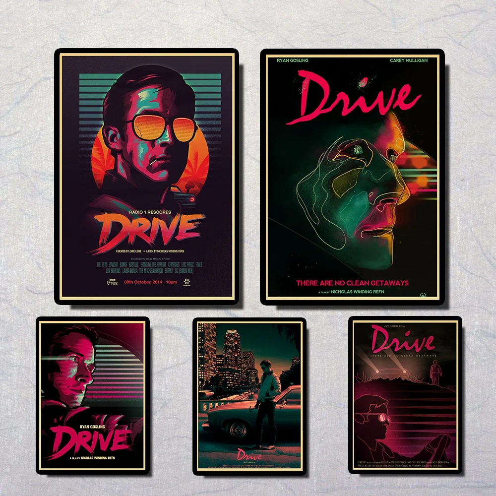 Drive Ryan Gosling Carey Mulligan винтажный бумажный плакат настенная живопись украшение дома 42X30 см 30X21 см