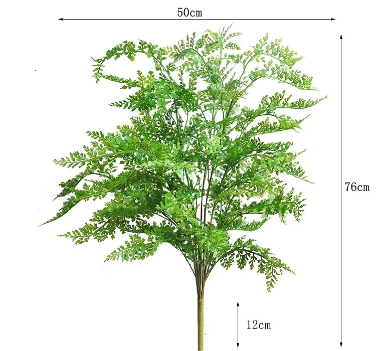 Ceny 75CM nowy wysokiej jakości sztuczna duża paproć trawa roślina drzewiasta paproć trawa fałszywa roślina doniczkowa wystrój domu wystrój ogrodu roślina dekoracyjna drzewo