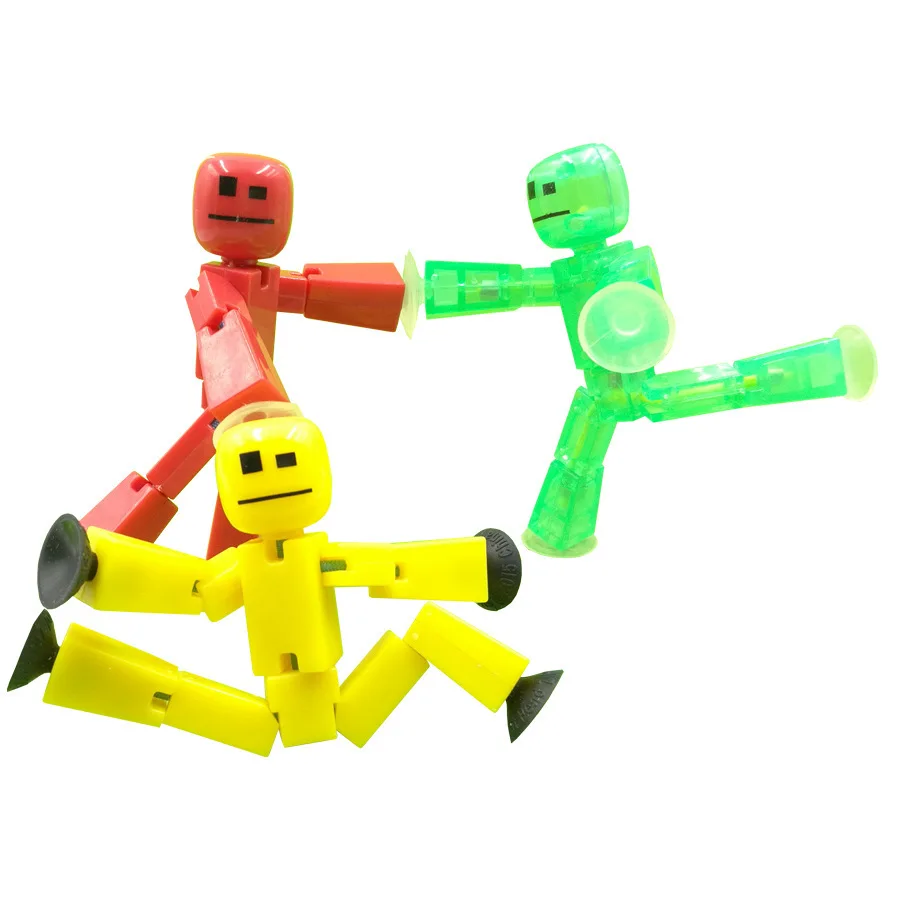 

hot Drop shiping stikbot Studio animal Toy Make Stop Motion Films with action toy Figurines Animation Shed Interesting Gift Toys