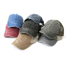 Унисекс Солнцезащитная сетчатая Кепка дышащая бейсболка из хлопка с регулируемой застежкой на спине для велосипеда и уличных видов спорта