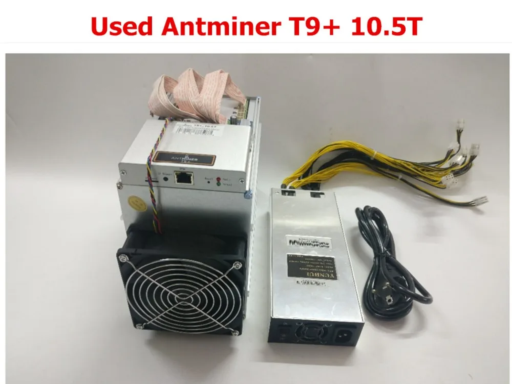 Используется BTC шахтер AntMiner T9 + 10,5 т Bitcoin МПБ шахтер с PSU лучше чем AntMiner S9 S9i S9j 13,5 т 14 т 14,5 т WhatsMiner M3