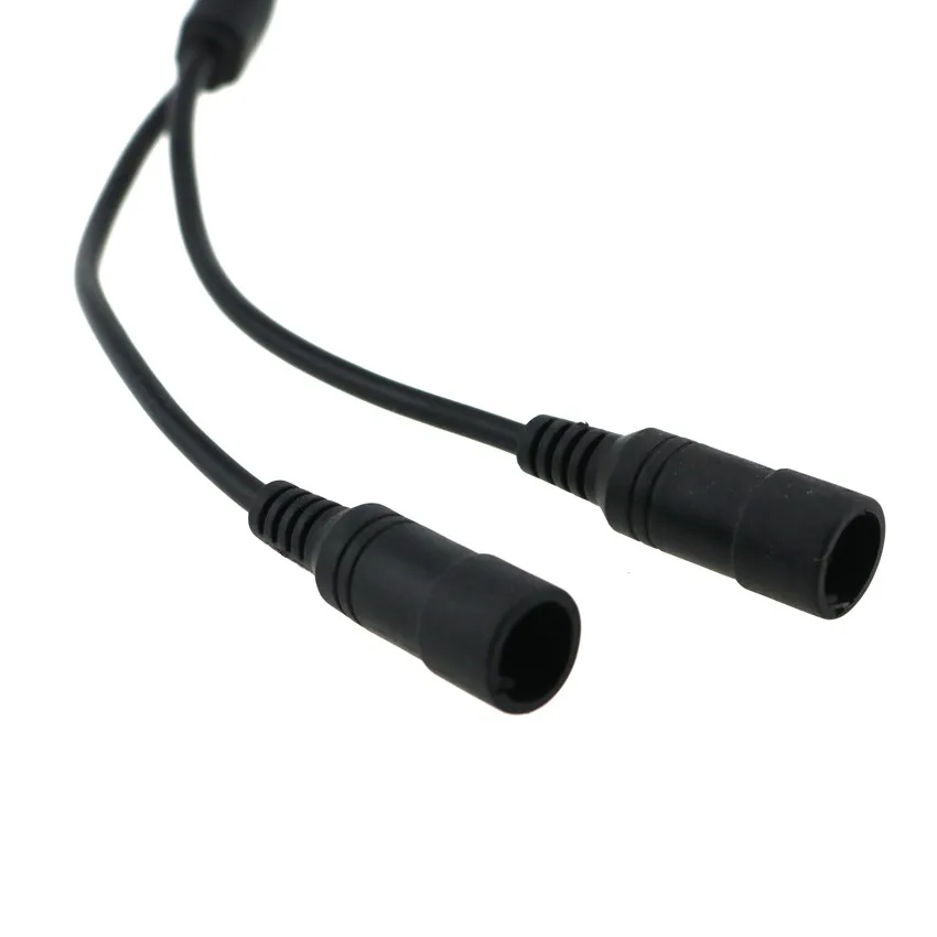 3pcs/set Male to Female Power Connecting Cable Y Cable USB Cable Extension cord cable Connect bicycle light and battery pack
