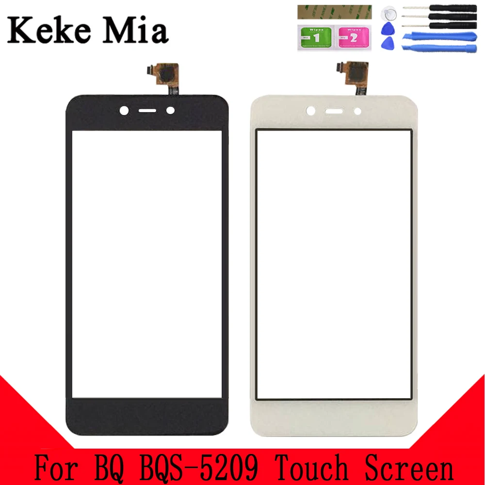 

Keke Mia 5.2" New 5209 Touch Screen Digitizer For BQS BQ-5209L Strike LTE 5209 Touch Screen Panel Glass Sensor Replacement