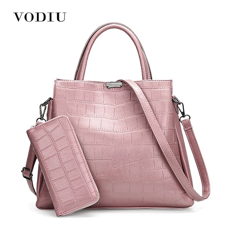 Women Bags Leather Over Shoulder Sling Messenger Crossbody 2017 Summer Tote Set Bag Ladies High ...