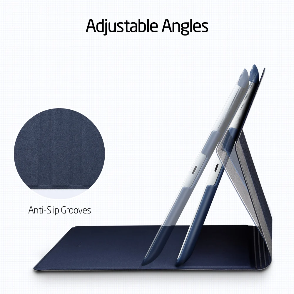 Case for iPad 2 3 4, ESR PU Leather Smart Cover Folio Case Stand with Auto Sleep/ Wake Function ecology Cover for iPad 2 3 4